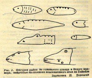 Рисунки фигурок рыб